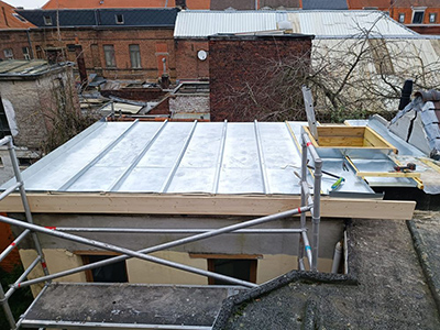 Pose de toiture plate à Tourcoing